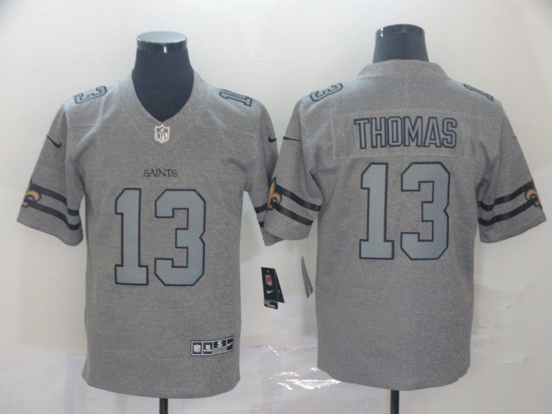 Men New Orleans Saints #13 Thomas Grey Retro Nike NFL Jerseys->new orleans saints->NFL Jersey